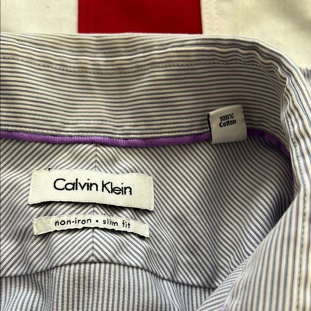 CK Striped Button-Up Shirt - Picture 11 of 12